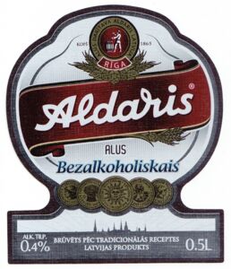 Drink Label: Aldaris Bezalkoholiskais (Aldaris, LatviaCol:LV-BEER-000214