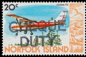 Cessna 172D Skyhawk Overprinted
