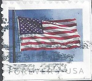 SC#5344 (55¢) Flag (APU) Booklet Single (2019) SA / HipStamp