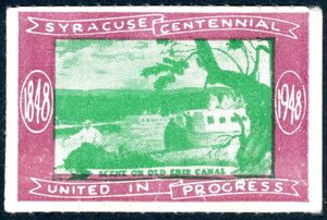 Syracuse Centennial. Erie canal
