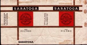Cigarette Pack: Saratoga Filtro (ArgentinaCol:AR-CT-2001 🚬