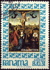 Stamp: Christ on Cross by Rogier van der Weyden (Panama(Religious ...