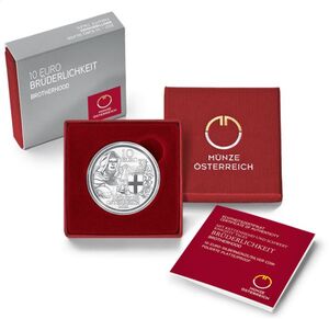 10 Euro (Brotherhood. Silver Coloured)