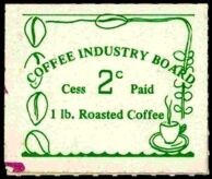 Cup and coffee beans