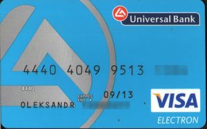 Universal Bank Debit Card