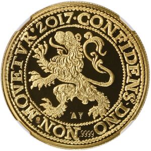 Coin: 1 Ducat (Lion Dollar Restrike - Gold) (Netherlands(1960~Today ...
