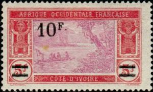 Ebrié Lagoon surcharged