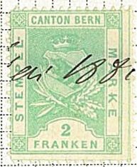 Bern - Stempelmarke