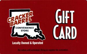 Gift Card: Cracker Barrel / Convenience Store (Cracker Barrel, United ...