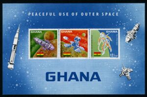Stamp: Peaceful Use of Outer Space (Ghana(Achievements in Space) Mi:GH ...