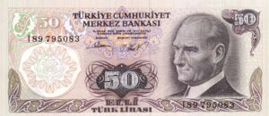 50 Turkish Lira