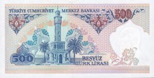 500 Turkish Lira
