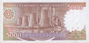 5,000 Turkish Lira