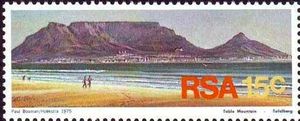 Stamp Tafelberg Table Mountain South Africa Tourism Mi ZA 484 Sn stamp-tafelberg-table-mountain-south-africa-tourism-mi-za-484-sn