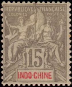 Timbre Indochine 1894/1900 Navigation & Commerce - Lot R6407, Occasion Et MH, Origine France & Colonies