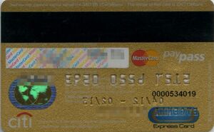 Citi Select Gold. Express card