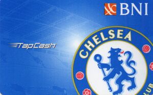 Bank Card: Tapcash Chelsea FC (Bank BNI, IndonesiaCol:ID-GM-0127