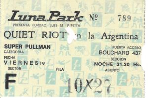 Quiet Riot - Estadio Luna Park