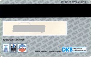 Bank Card: DKB Maestro (Deutsche Kreditbank AG (DKB), Germany, Federal ...