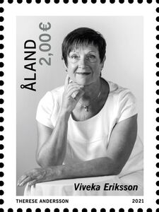 Stamp Viveka Eriksson, Premier 20072011 (Åland Islands(Premiers of