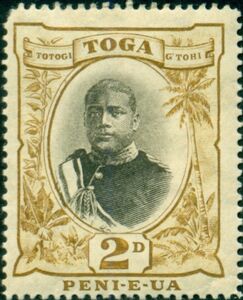 Stamp: King George Tupou II (1874-1918) (Tonga(Definitives 1897: King