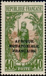 Bakalois Woman overprint