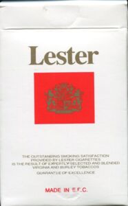 Cigarette Pack: Lester Bright Leaf (GreeceCol:GR-CT-6299 🚬
