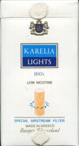karelia cigarettes light Cigarette Pack: Karelia Lights 100