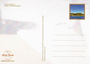 Vilkija. Across the river