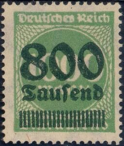Gdansk 8 avec charnière 1920 allemagne-surcharge Gdansk 8 avec charnière 1920 allemagne-surcharge