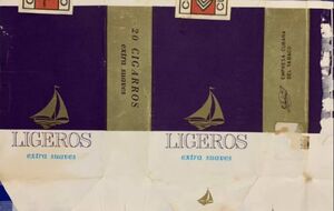 ligeros cigarettes Cigarette Pack: Ligeros Extra Suaves (CubaCol:CU-CT-0022 🚬