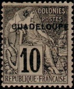 Type Alphée Dubois overprint