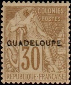 Type Alphée Dubois overprint