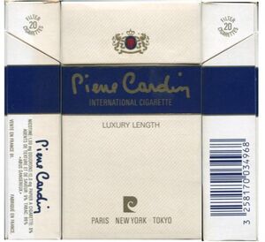 Cigarette Pack: Pierre Cardin Luxury Length (FranceCol:FR-CT-0132 🚬
