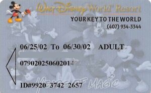 Hotel Card: Walt Disney World Resort (Walt Disney World Resort, United