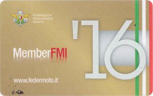 Document FMI Moto Guzzi 1953 Classe 350 - Attestation Fédération Internationale Motocycliste - Neuf Italie