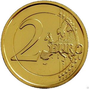 2 Euro (Saxony-Anhalt - Magdeburg cathedral. Gilded)