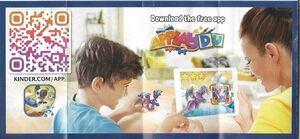 Meal Toy: Aurora Dragon (Kinder Surprise, Europe(Kinder - Flying Finger