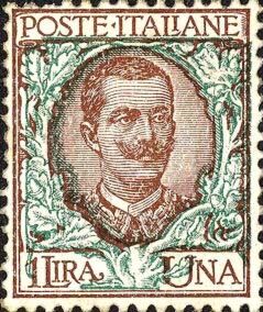 King Vittorio Emanuele III (1869-1947) with Floral Ornaments