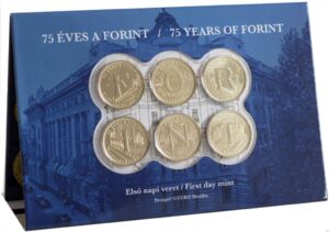 Coin: 5 Forint (75 years of the forint - O) (Hungary(1989~Today ...