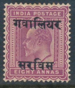 King Edward VII - overprinted