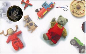 Various Francs (Mint set 2004 - Baby set)