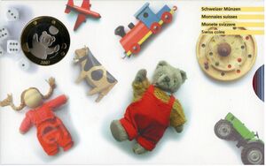 Various Francs (Mint set 2007 - Baby set)