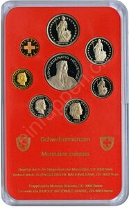 Various Francs (Proof set 1982)