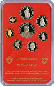 Various Francs (Proof set 1983 & 1984)