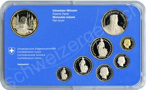 Various Francs (Proof set 2014 - Gansabhauet Sursee)