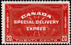 Stamp: 20 Cent Special Delivery (Canada) (Special Delivery (1930)) Mi