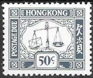 Stamp: Letter on Scale (Hong Kong(Postage Due) Sn:HK J22h,Sg:HK D27a