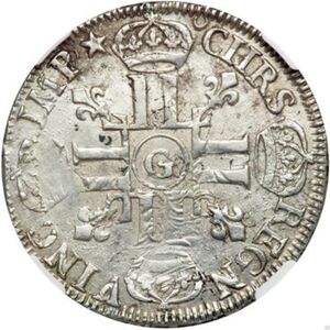 ½ Ecu (Louis XIV. G - Poitiers)