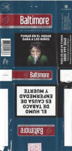 Cigarette Pack: Baltimore Mixture (Argentina(Baltimore Mixture)  Col:AR-CT-3655 🚬